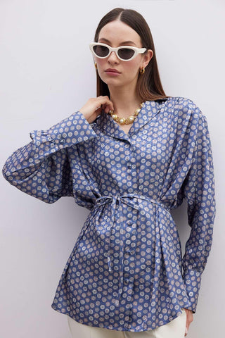 Vintage Patterned Shirt Cecile