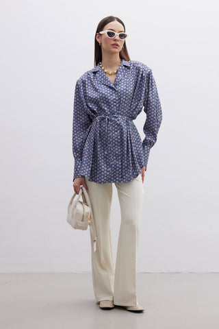 Vintage Patterned Shirt Cecile