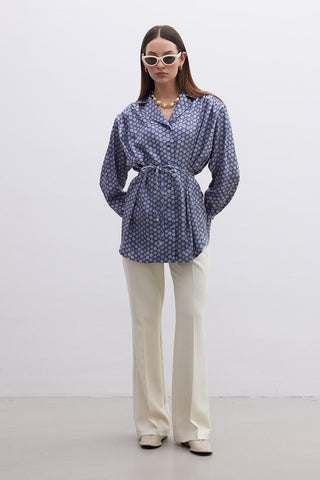 Vintage Patterned Shirt Cecile