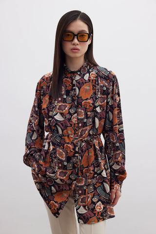 Viscose Retro Style Shirt Retro