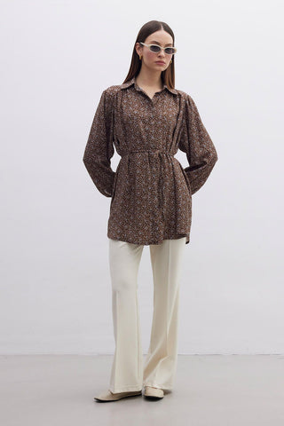 Viscose Retro Style Shirt Daisy