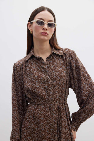 Viscose Retro Style Shirt Daisy