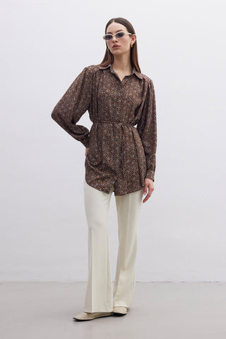 Viscose Retro Style Shirt Daisy