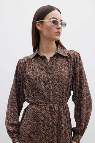 Viscose Retro Style Shirt Daisy