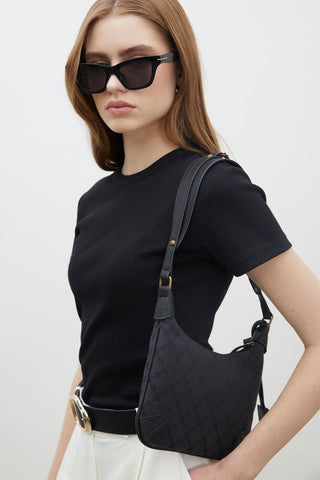 Alex Mini Baguette Bag Black