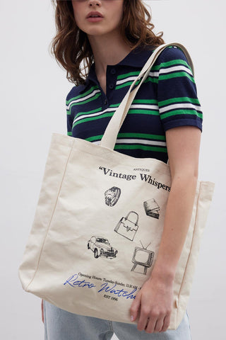 Printed Canvas Bag Printed