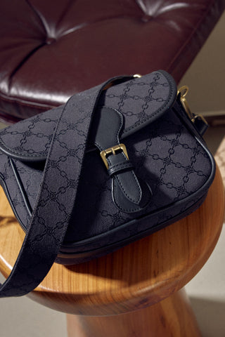 Olivia Flap Cover Bag Black