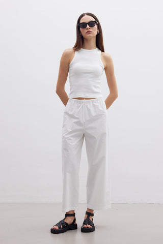 Comfortable Premium Trousers Ecru