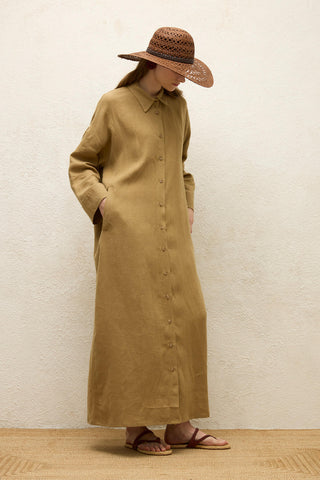 Linen Dress Sahara