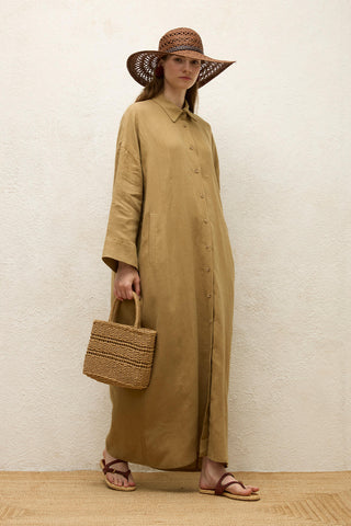 Linen Dress Sahara