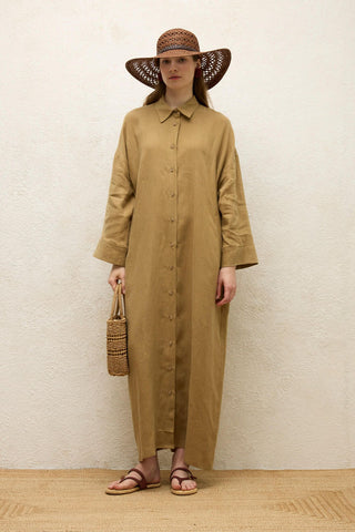 Linen Dress Sahara