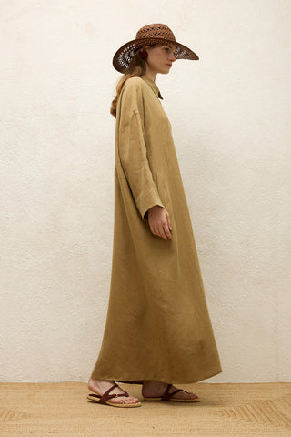 Linen Dress Sahara