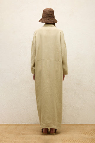 Linen Dress Sage Green