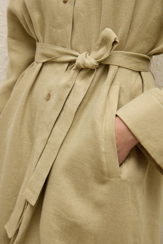 Linen Dress Sage Green