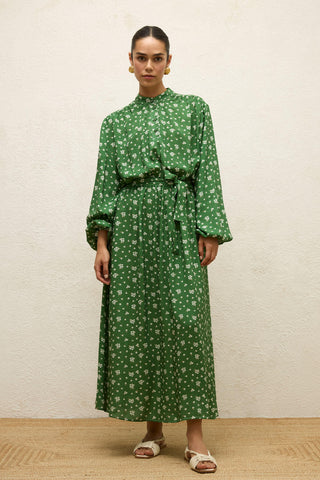 Viscose Patterned Dress Ditsy