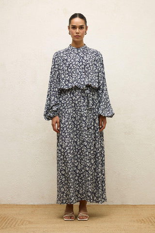 Viscose Patterned Dress Floral