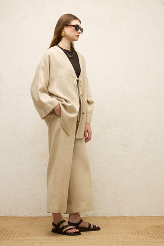 Linen Kimono Natural