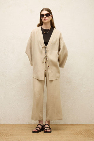 Linen Kimono Natural