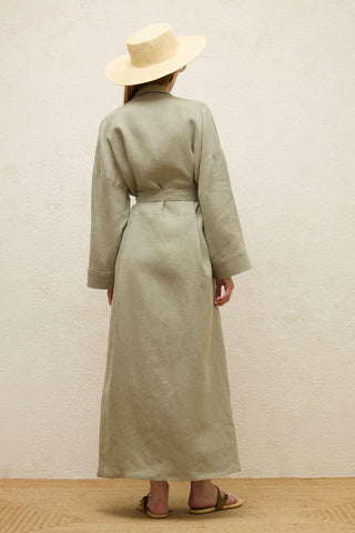 Linen Dress Sage