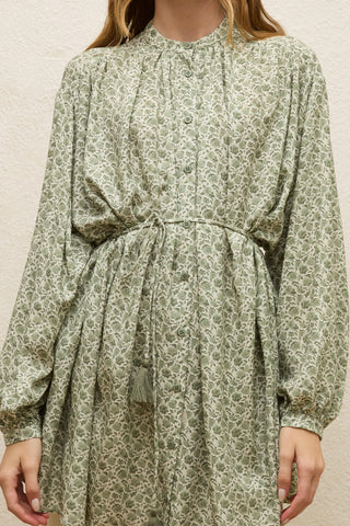 Viscose Patterned Tunic Rose Mint