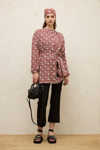 Viscose Patterned Tunic Bloom
