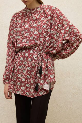 Viskon Desenli Tunik Bloom