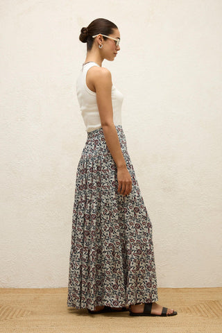 Viscose Patterned Skirt Marley