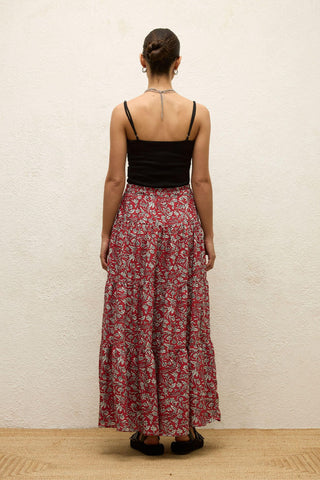 Viscose Patterned Skirt Ethnic