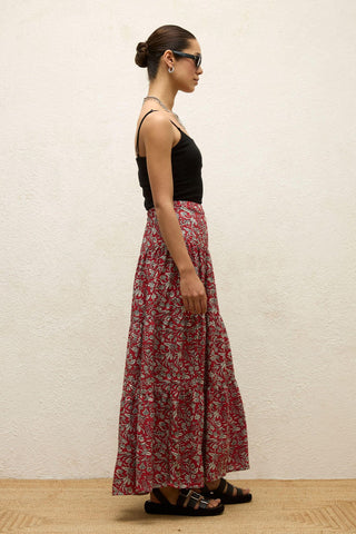 Viscose Patterned Skirt Ethnic