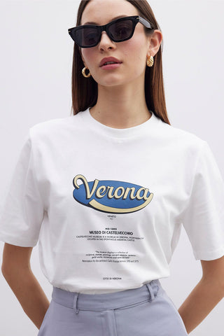 Printed Oversized Short Sleeve T-Shirt Verona