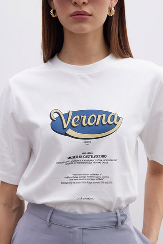 Printed Oversized Short Sleeve T-Shirt Verona