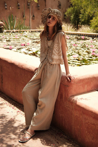 Muslin Relaxed Pants Sand