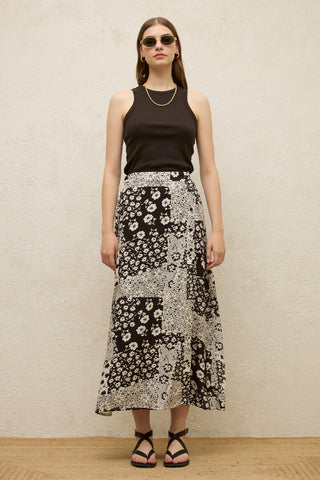 Desenli Sarma Viskon Etek Lola