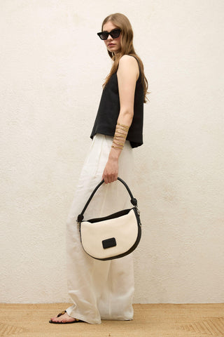 Linen Tank Top Black