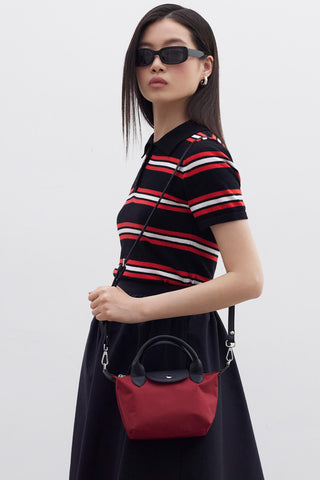 Mari Small Shopper Bag Red
