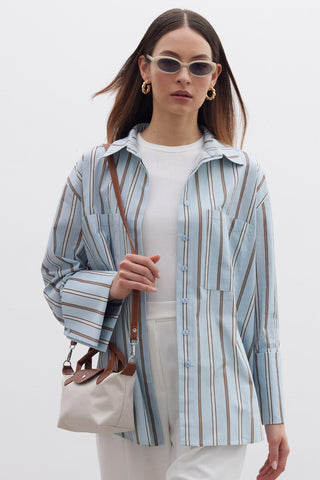 Mari Small Shopper Bag Beige