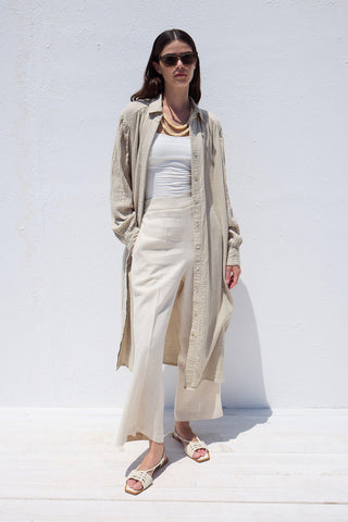 Long Muslin Tunic Sand