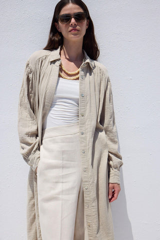 Long Muslin Tunic Sand