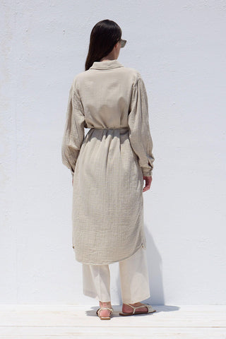 Long Muslin Tunic Sand