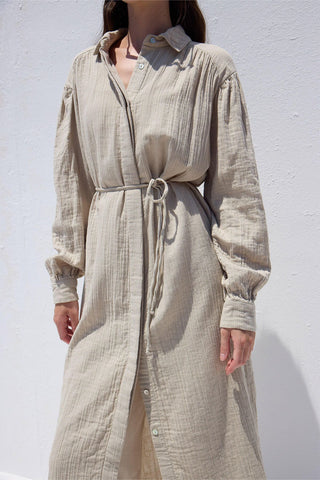 Long Muslin Tunic Sand