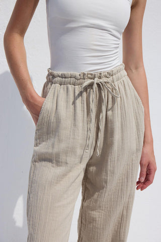 Muslin Relaxed Pants Sand