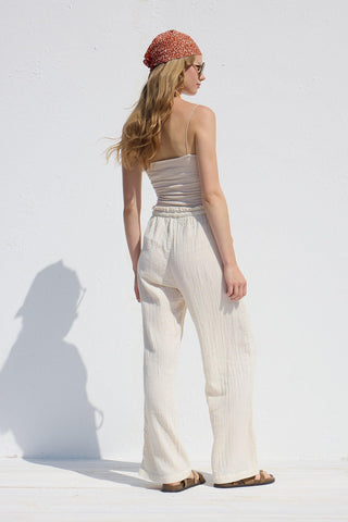 Muslin Relaxed Pants Ecru