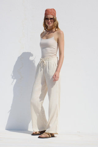 Muslin Relaxed Pants Ecru