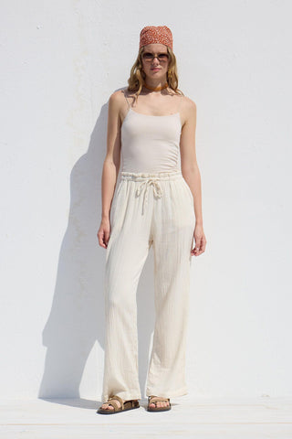 Muslin Relaxed Pants Ecru