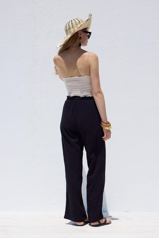 Muslin Relaxed Pants Black