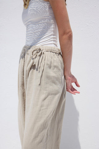 Muslin Wrap Trousers Sand