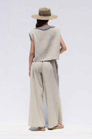 Muslin Wrap Trousers Sand