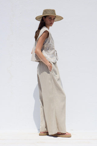 Muslin Wrap Trousers Sand