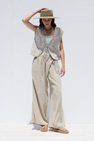 Muslin Wrap Trousers Sand