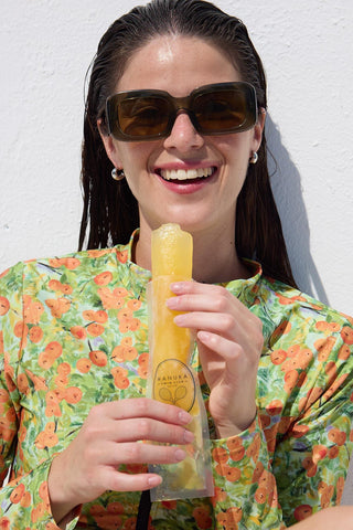 Swimsuit With Front Zip Peach